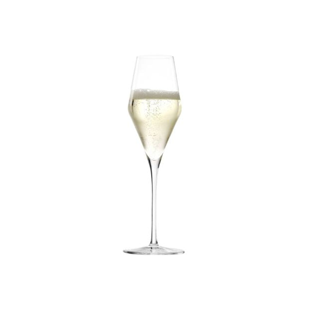 Stolzle Quatrophil Champagne Flutes with LED - Set of 2 - In a Gift Box