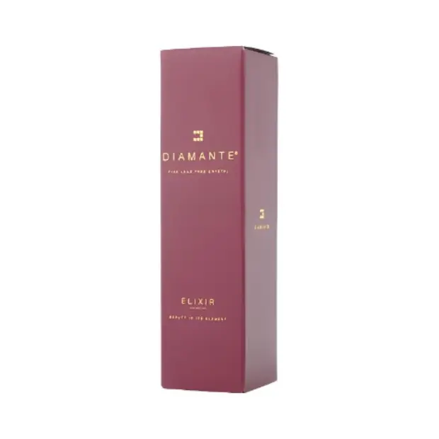 Diamante "Wine O'Clock" Wine Glass - In Gift Box