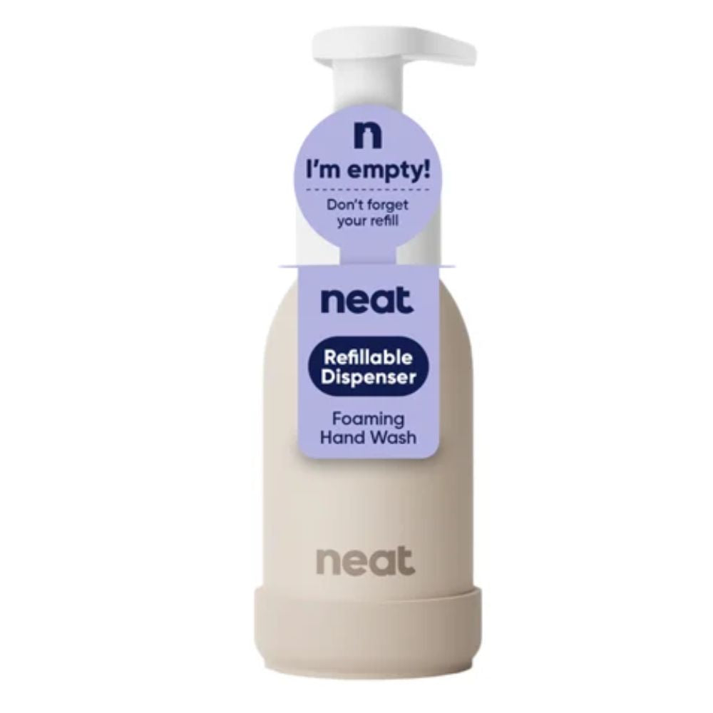 Neat Refillable Foaming Hand Wash Dispenser – Recycled Aluminium Bottle (Sage, Stone, Midnight)