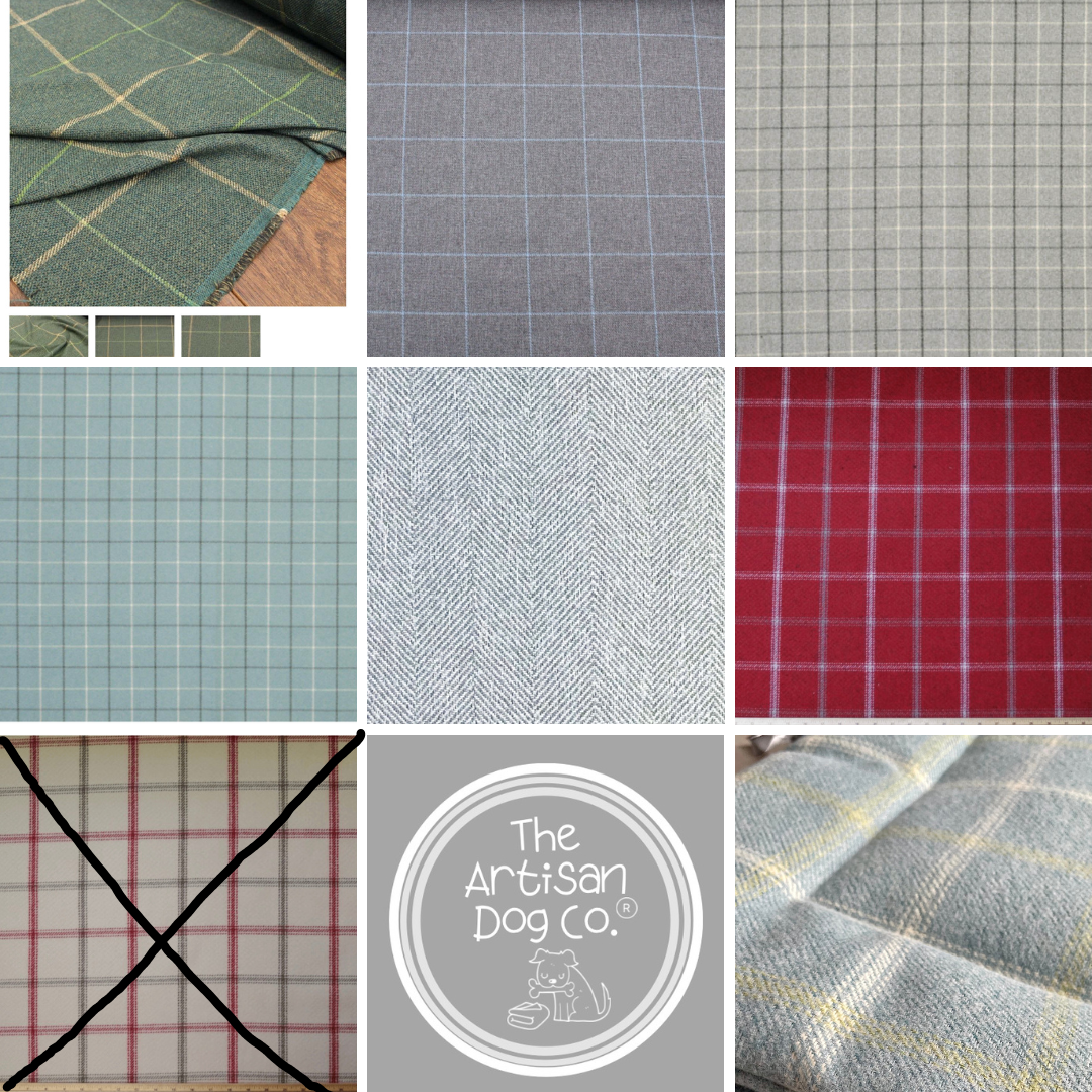 Luxury Handcrafted Drogo Red Check Dog/pet Blanket