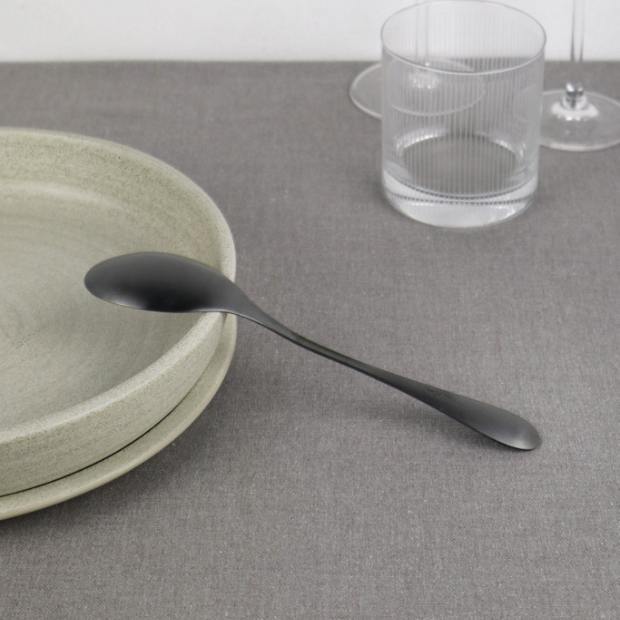 Pintinox Drop Black Cutlery Set - 24 Piece