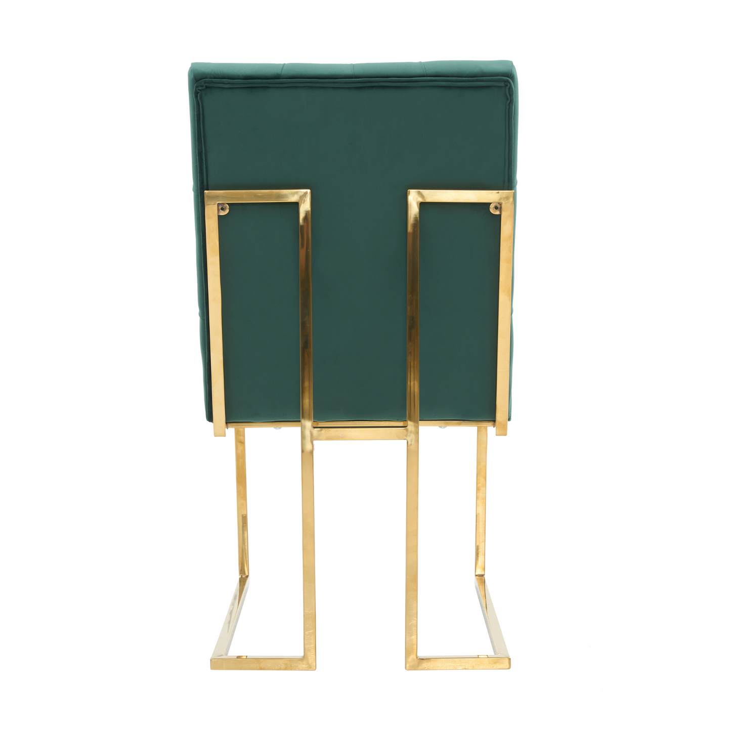 Siena Tufted Velvet Dining Chair – Gold Frame, Modern Luxury Accent