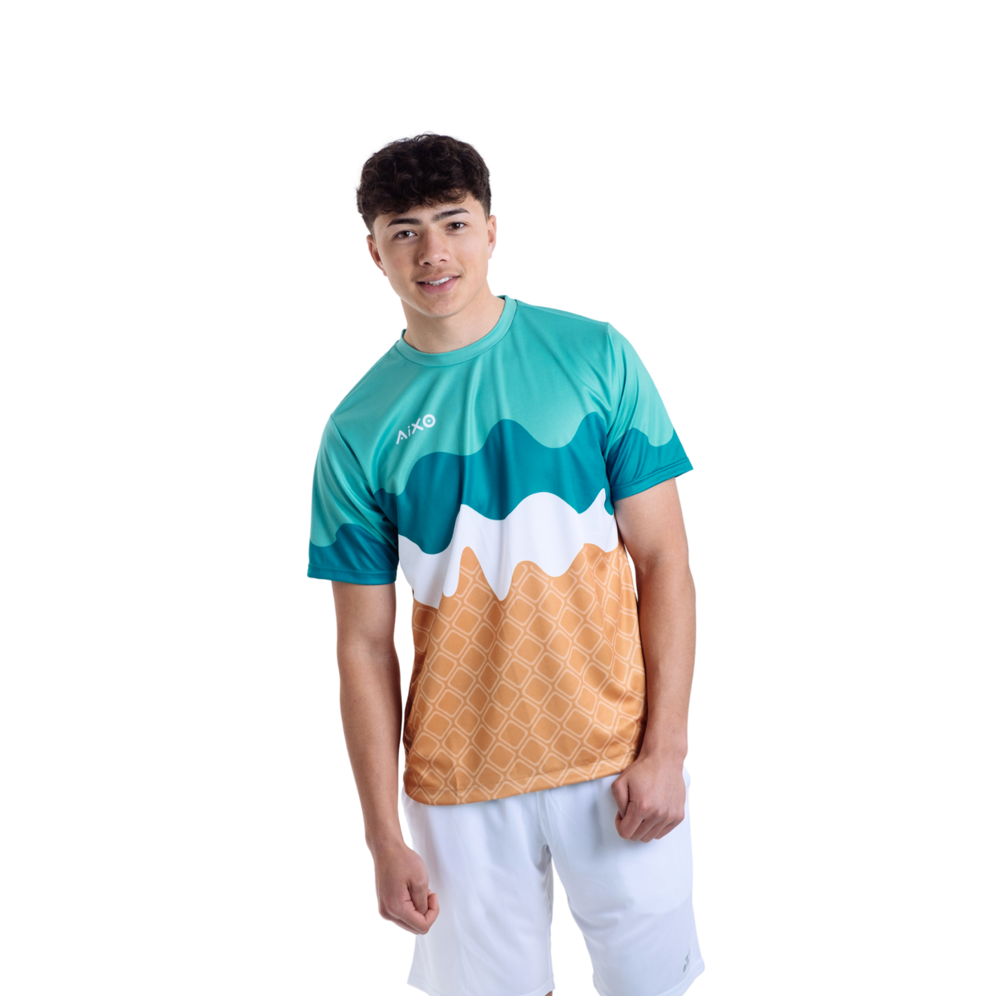 Aixo Sundae Mens T Shirt Mint Delight
