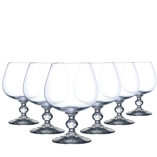 Claudia Crystalite Brandy Glasses - 250ml - Set of 6