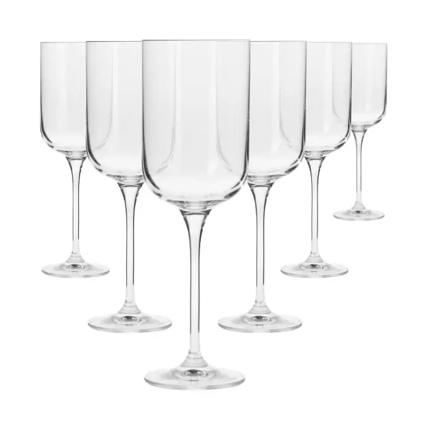 Krosno Glamour Wine Glasses - 350ml - Set of 6