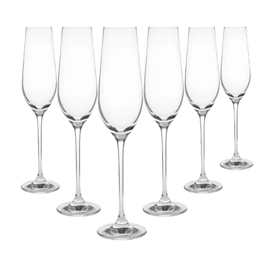 Harmony Champagne Flutes - 230ml - Set of 6