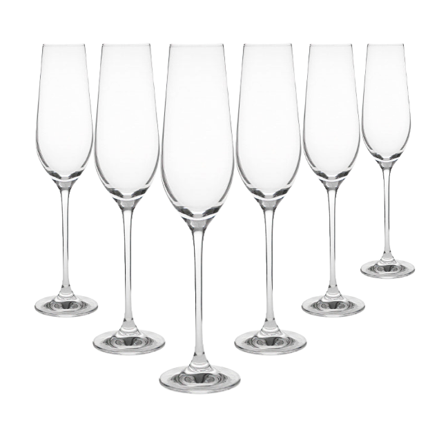 Harmony Champagne Flutes - 230ml - Set of 6