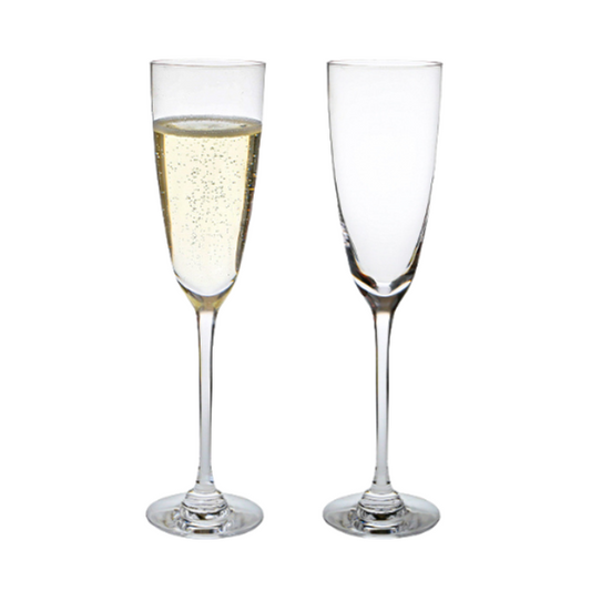 Dartington Crystal Rachael Champagne Flutes - 250ml - Set of 2