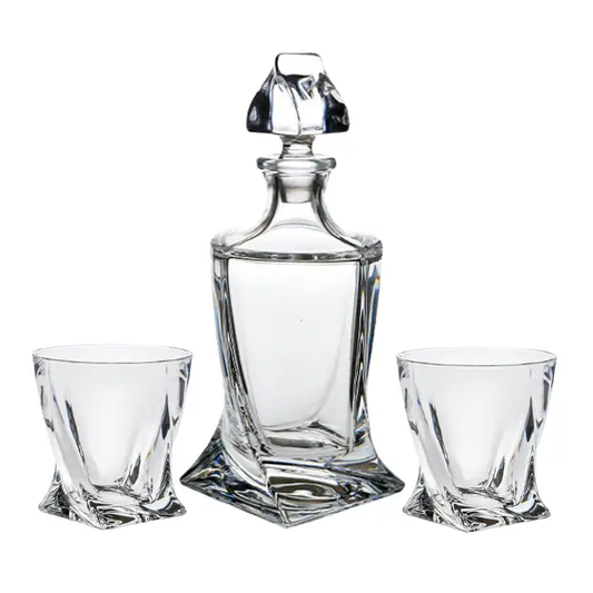 Crystalite 3 Piece Whisky Set - 0.85Ltr