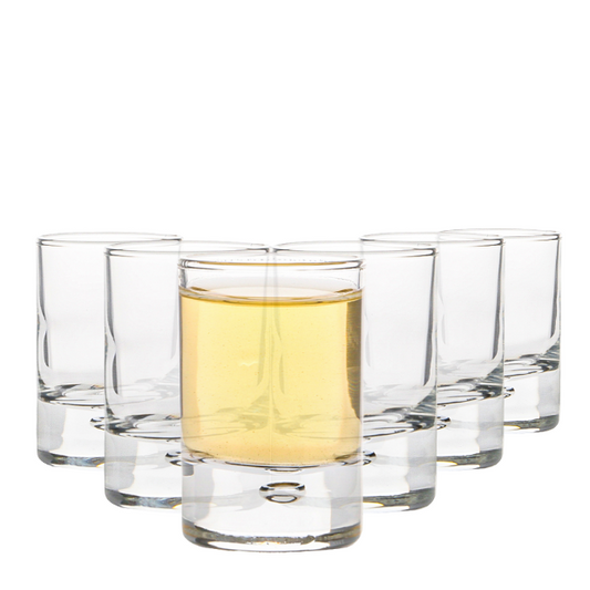 Bormioli Rocco Bubble Based Shot Glass - 65ml - Set of 6
