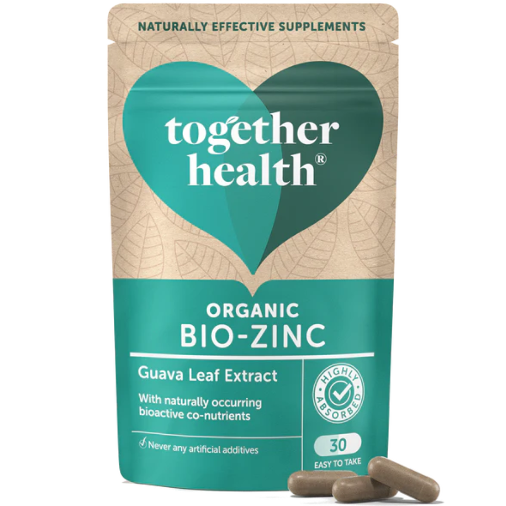 Organic Guava Leaf Zinc Capsules – Soil Association Certified Plant-Based Zinc (30 Capsules)