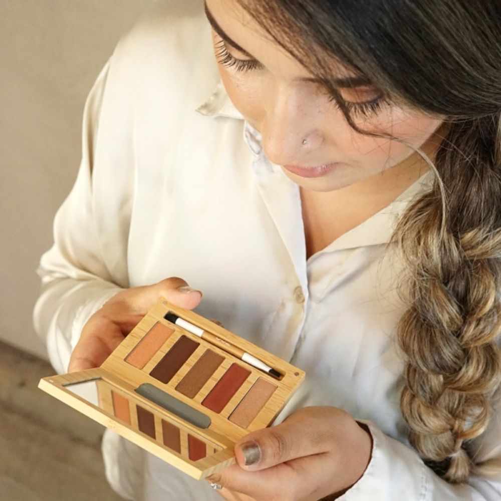 Zao Spicy Chic Palette – Refillable Bamboo Eyeshadow Palette