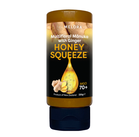 Mānuka Honey Squeeze Bottle  70+MGO Ginger