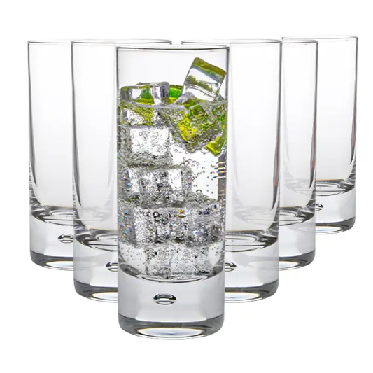 Bubble Based High Ball Glass - 365ml - Set of 6