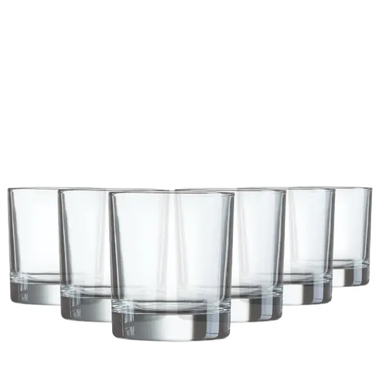 Old Fashioned Whisky Tumblers - 290ml - Set of 6