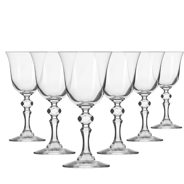 Krosno Krista White Wine Glasses - 155ml - Set of 6