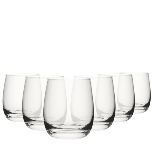 Crystalite Whisky Tumblers - 250ml - Set of 6