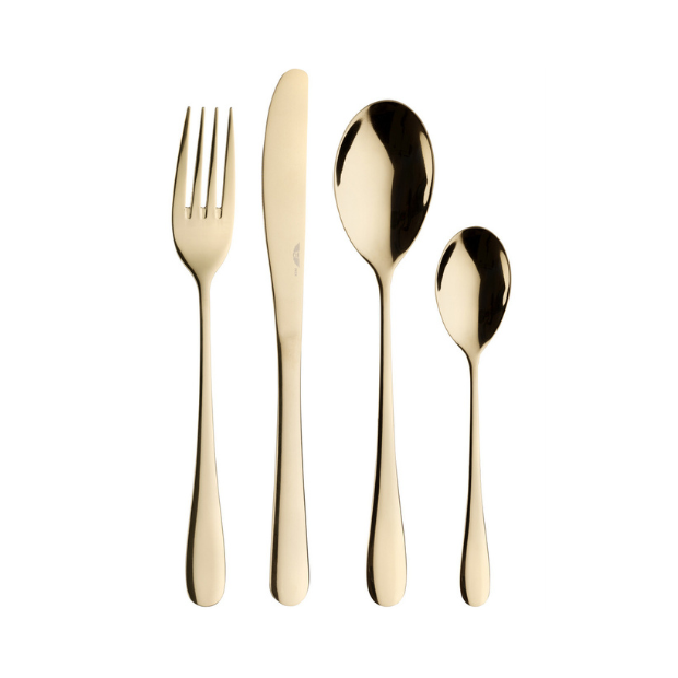 Pintinox Princess Gold Cutlery Set - 24 Piece