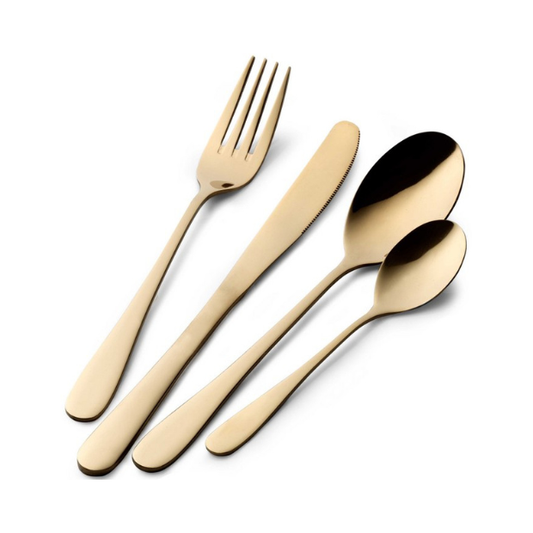 Pintinox Princess Gold Cutlery Set - 24 Piece