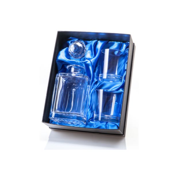 Whisky 3 Piece Set in a Satin Lined Presentation Box - 0.8Ltr