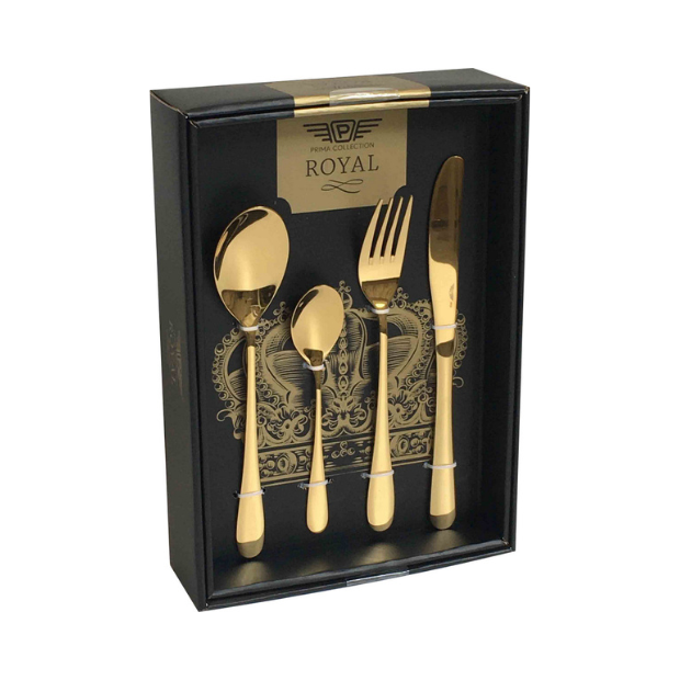 Pintinox Princess Gold Cutlery Set - 24 Piece