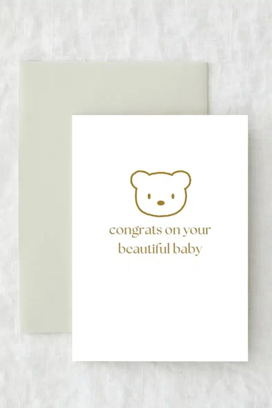 Congrats On Your Beautiful Baby - Gift Card