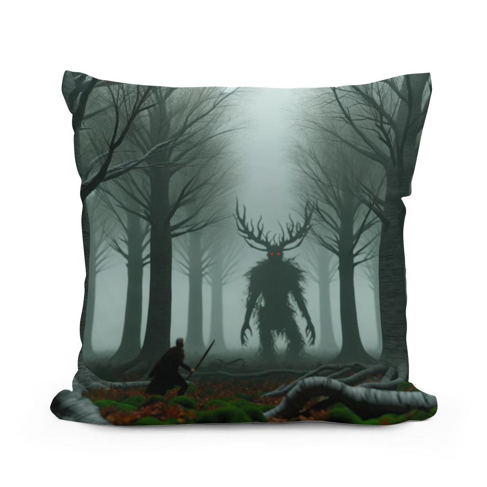Forest Duel Cotton Cushion