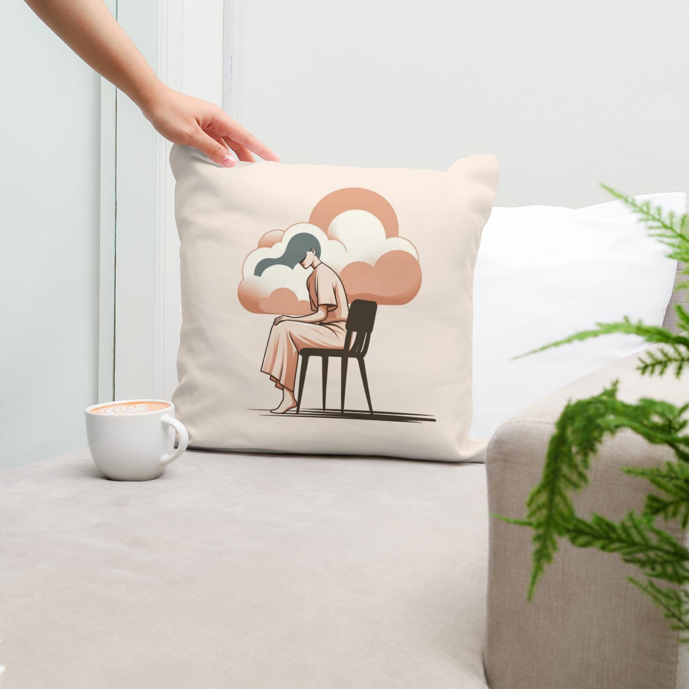 Cloudbound Dreams Cotton Cushion