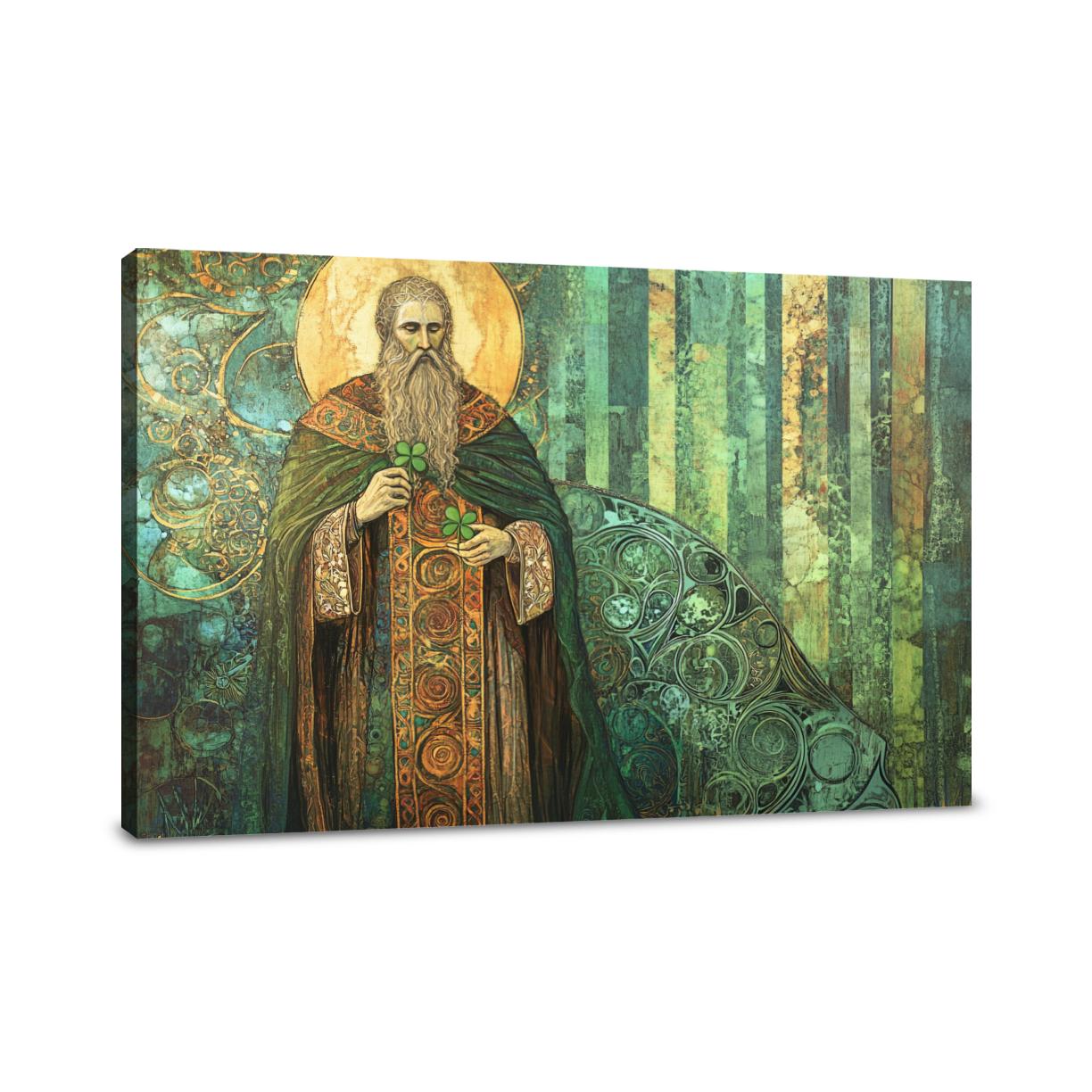 Saint Patrick’s Shamrock Canvas