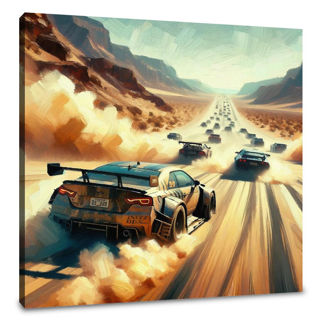 Desert Racer Canvas