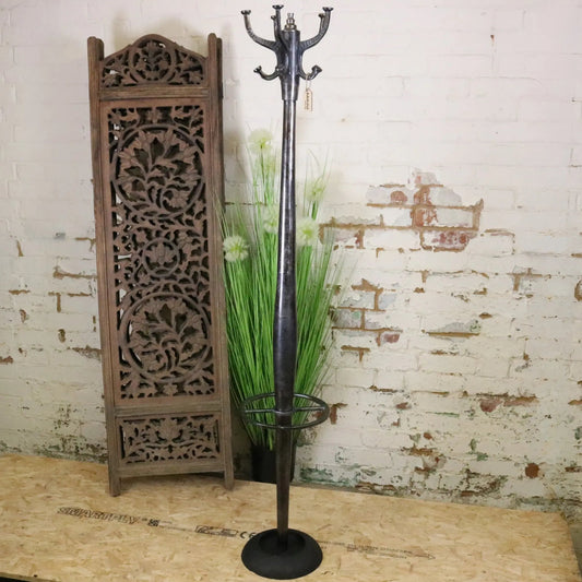 Ural Vintage Metal Coat Stand Gunmetal Colour
