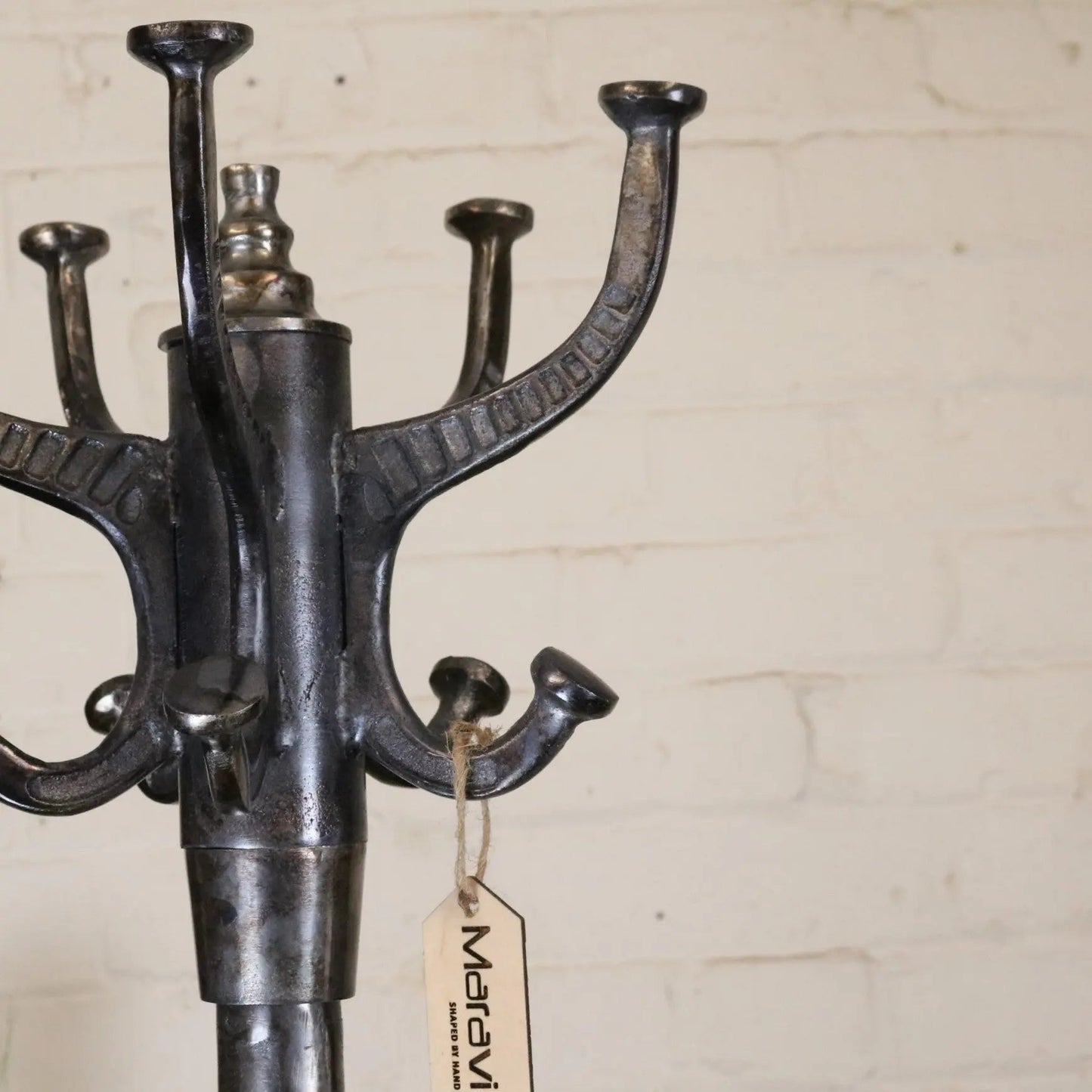 Ural Vintage Metal Coat Stand Gunmetal Colour