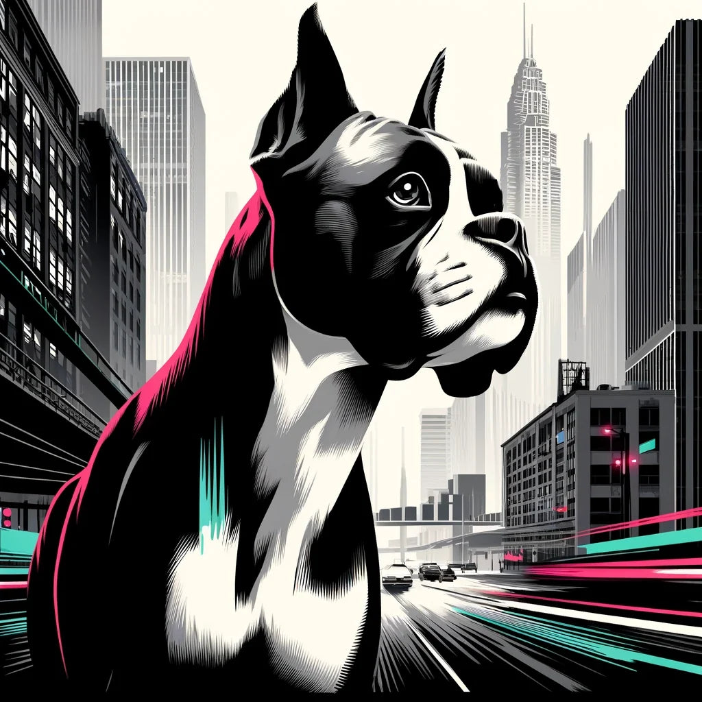 Urban Boxer City Life Canvas