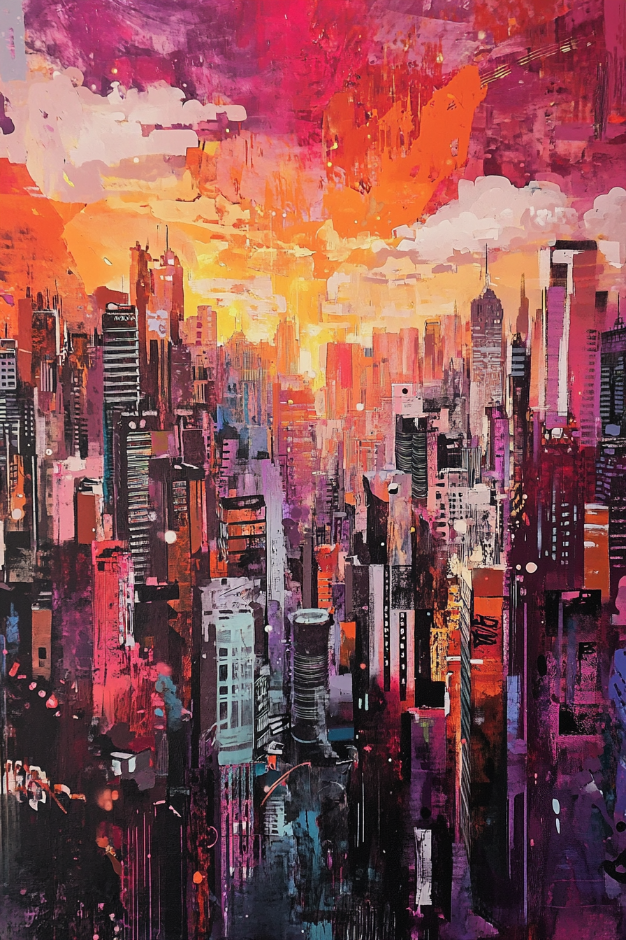 Urban Kaleidoscope Blanket