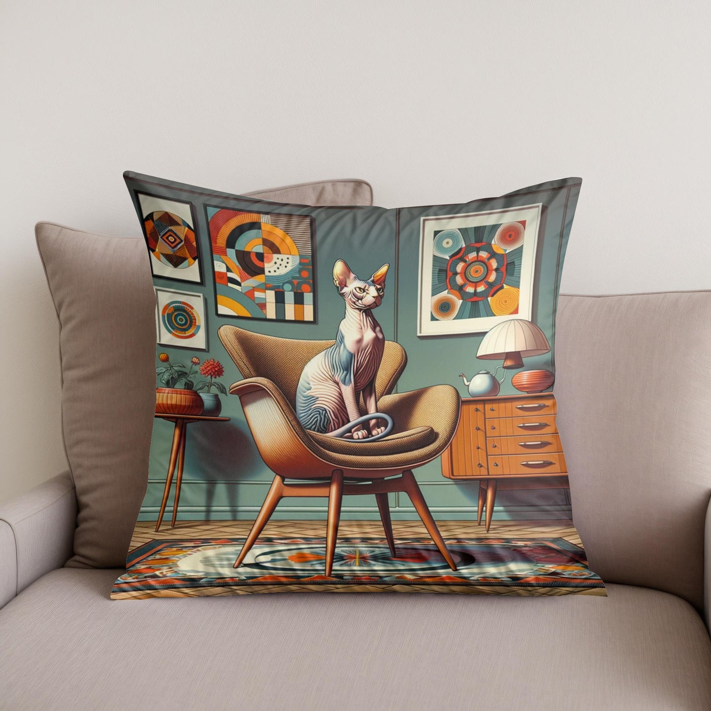 Modern Elegance Cotton Cushion