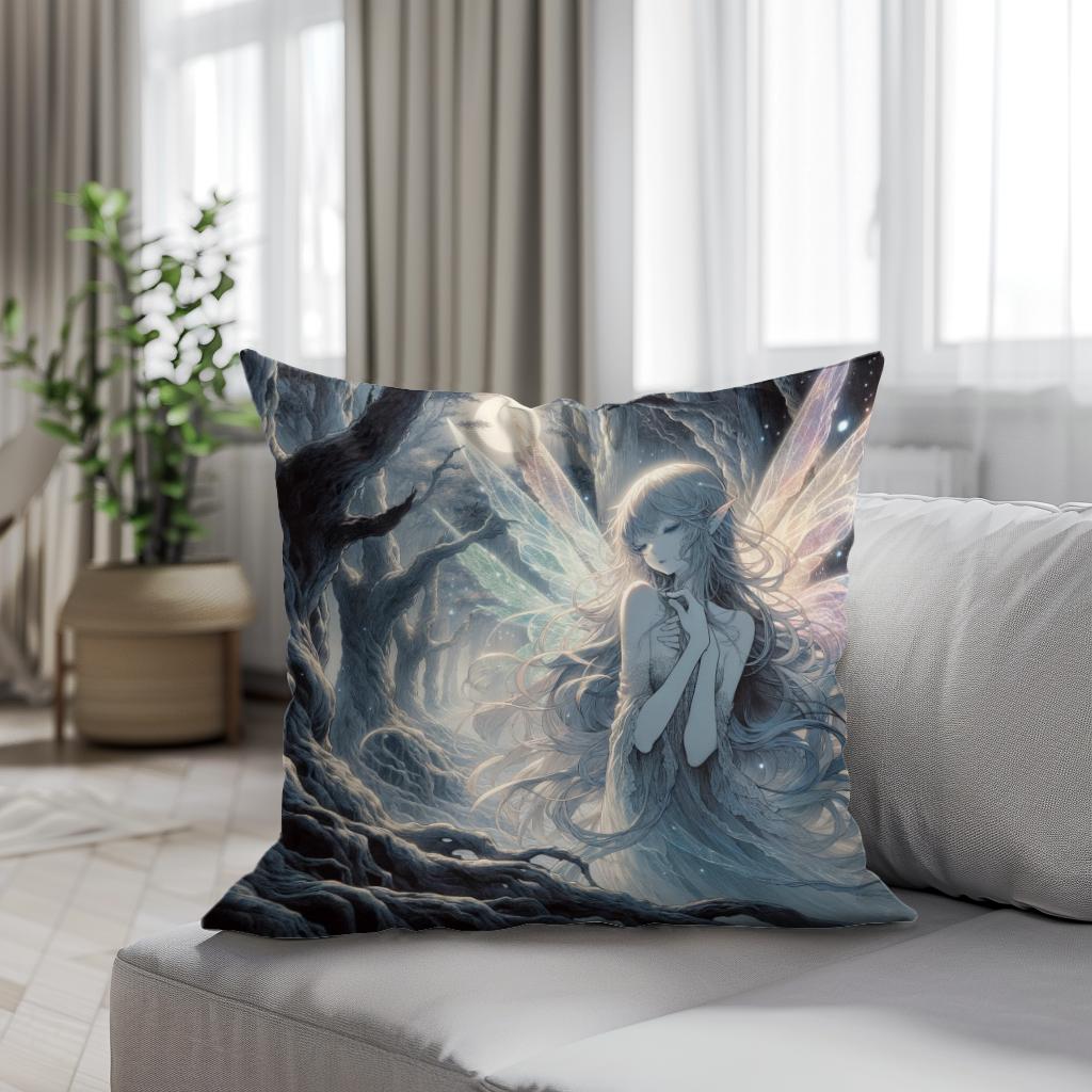 Mystic Whispers Cotton Cushion