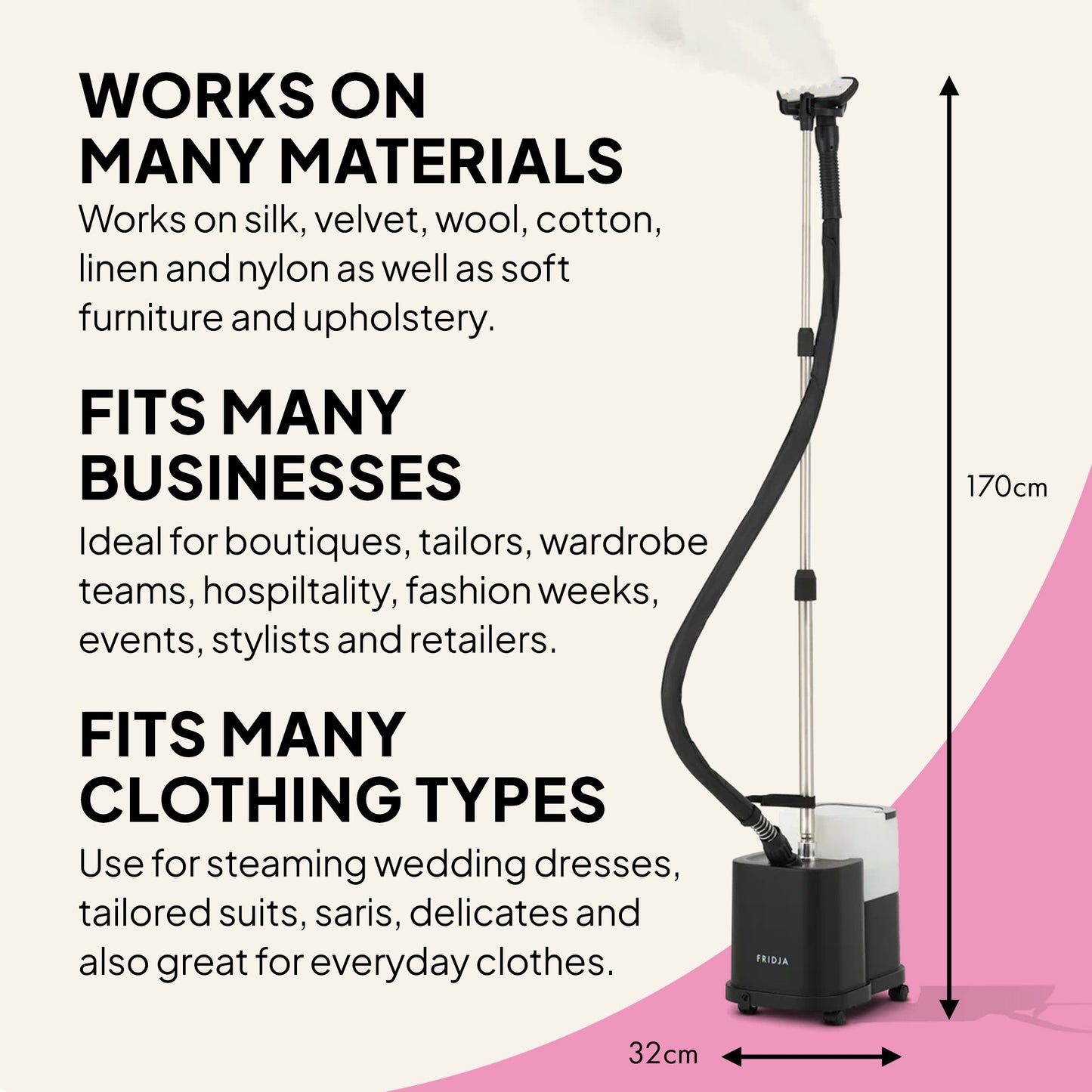 f1600 Commercial Clothes Steamer