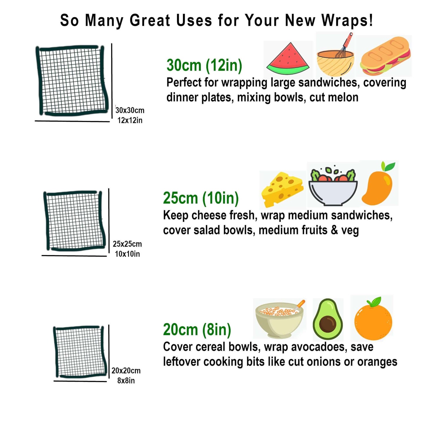 Honey Bee Good Set of 3 Handmade Beeswax Wraps | Earth Tones Plum