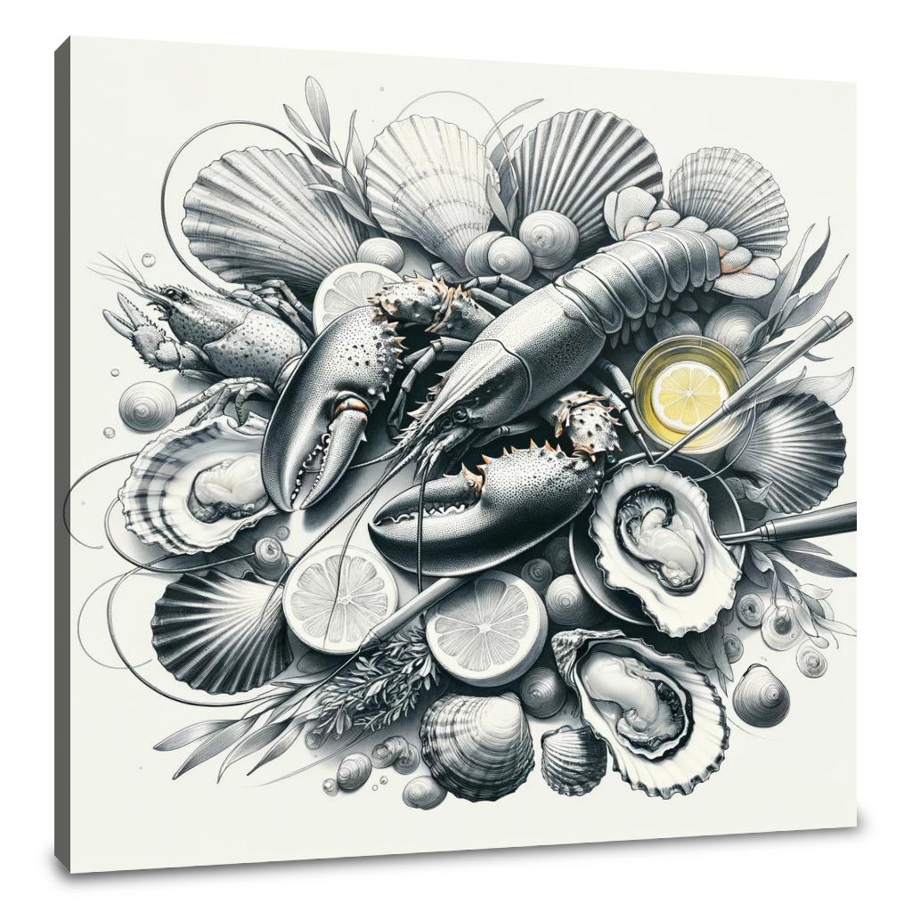 Seafood Symphony Canvas