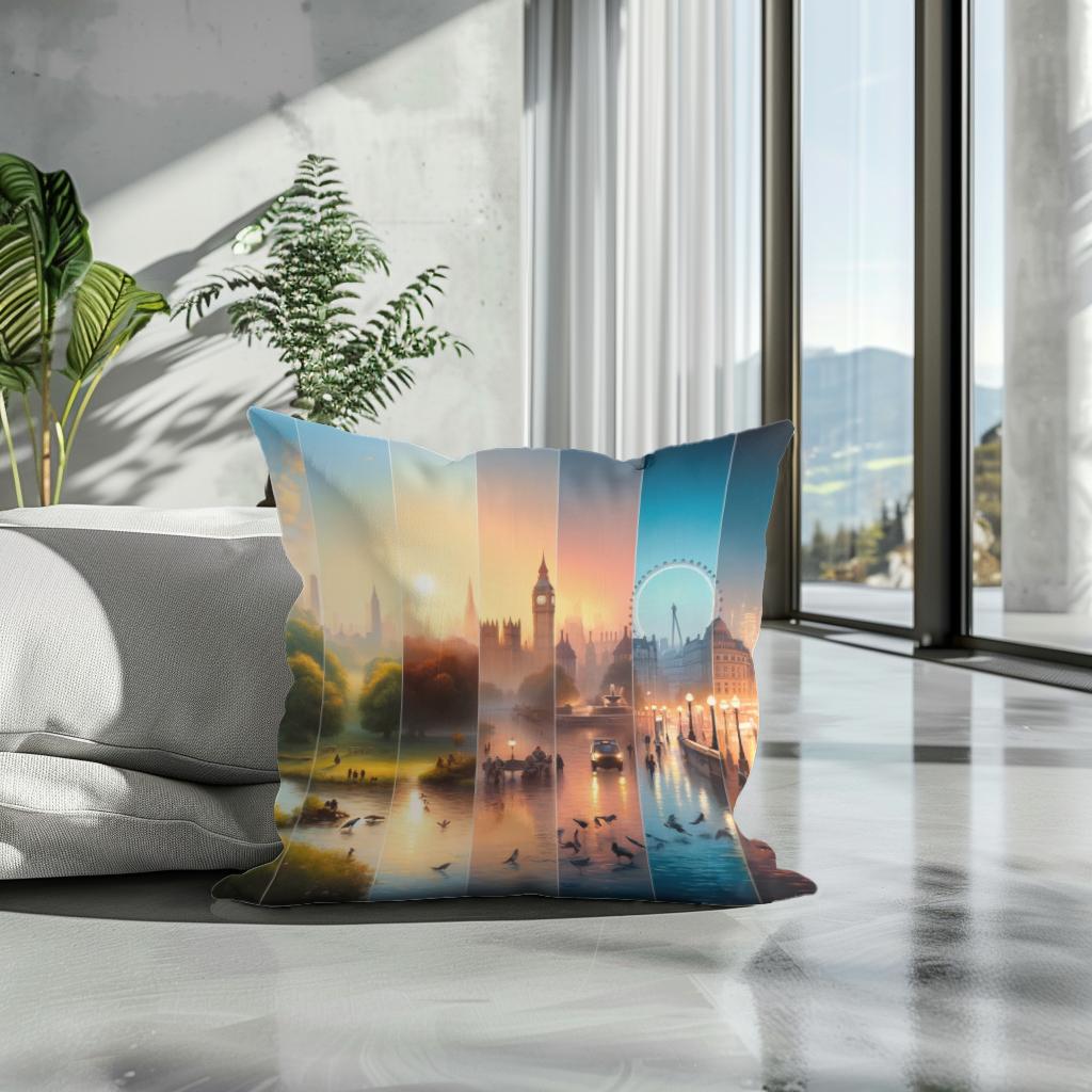 Destinations London Cotton Cushion