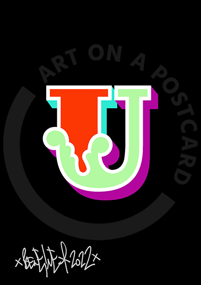 Ben Eine - Circus Font Letters, Hand-signed