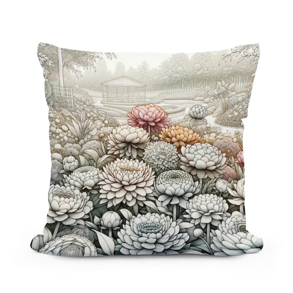 Symphony in Bloom Cotton Cushion