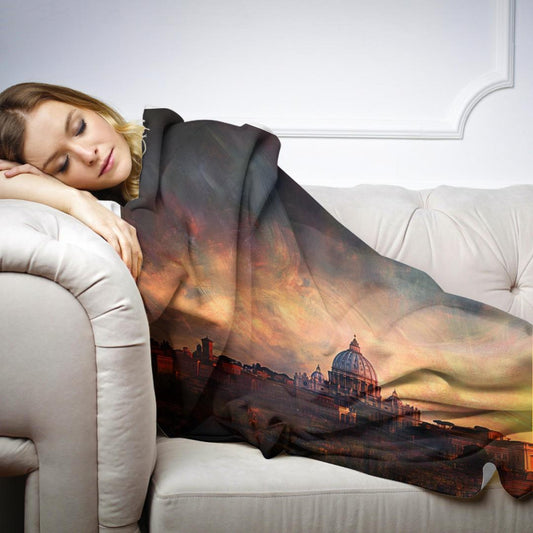 Vatican Sunrise Blanket