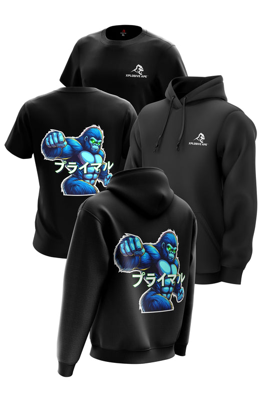 XAPE Inferno V1 Hoodie & Tee Combo - Black