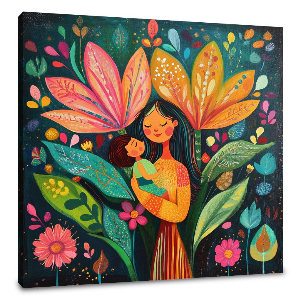 Mother Blossom Canvas