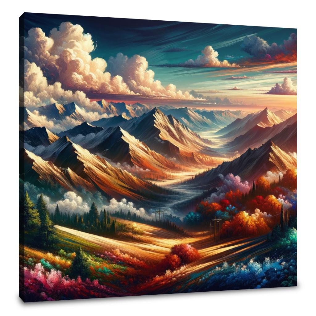 Mountain Melodies in the Tropics Canvas