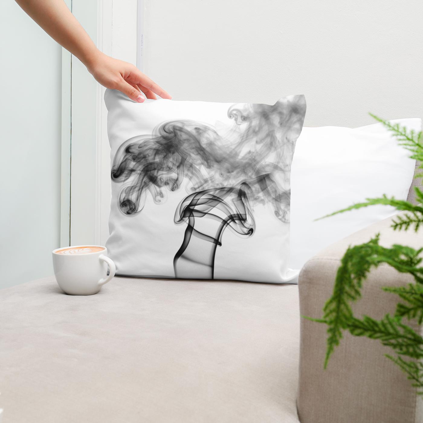 Whispering Smoke Cotton Cushion