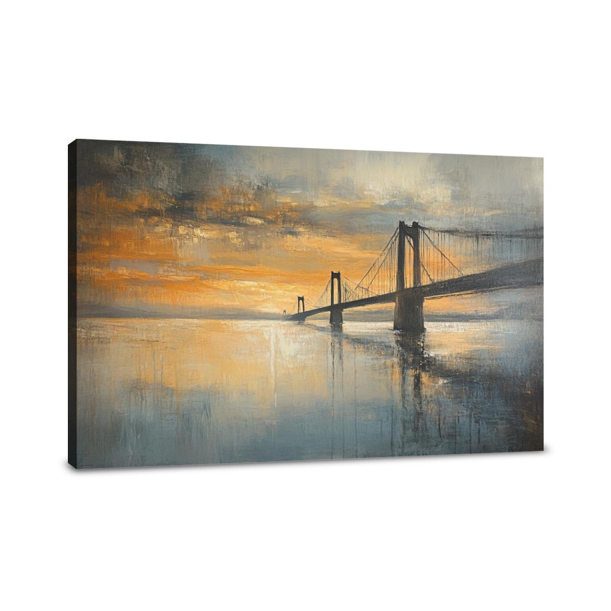 Humber Bridge Dawn Canvas