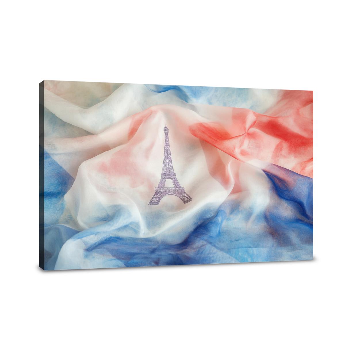 Eiffel Tricolour Canvas