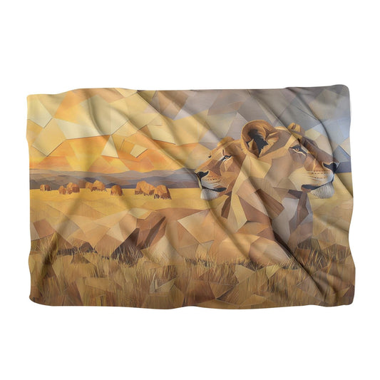 Geometric Lions Blanket